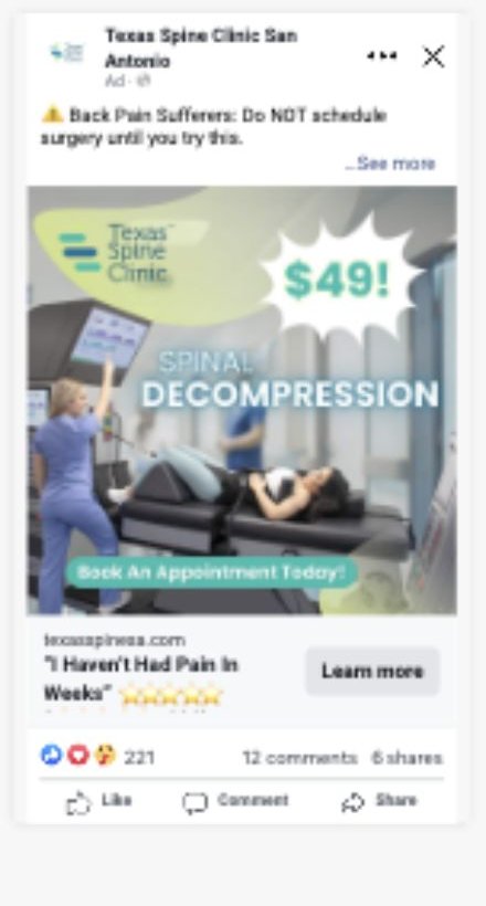 The winning static offer ad — $0.38 per qualified visit